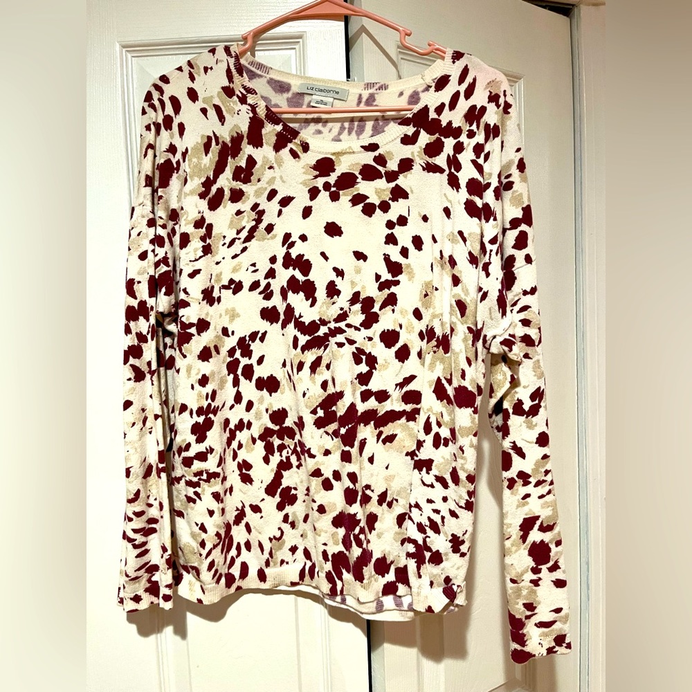Abstract Polka Dot Sweater